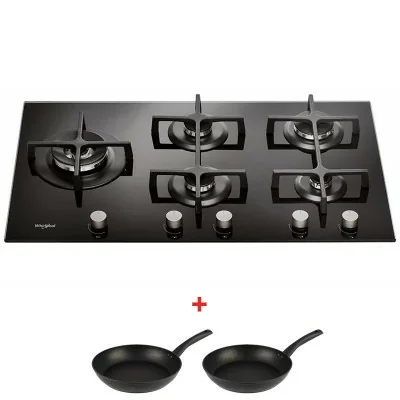 Plaque de cuisson WHIRLPOOL 5 Feux -Noir