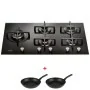 Plaque de cuisson WHIRLPOOL 5 Feux -Noir