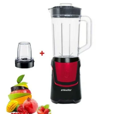 Blender NEWSTAR 600W -Noir & Rouge  chez affariyet pas cher