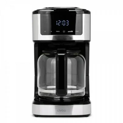 Cafetière Électrique Programmable LIVOO -Noir chez affariyet pas cher