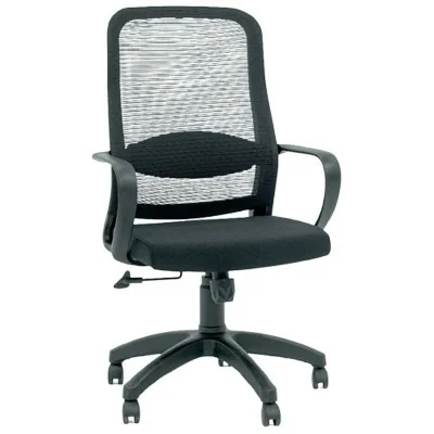 Chaise Secrétaire Solo avec Accoudoirs -Noir  chez affariyet pas cher