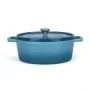 Cocotte Ovale 29cm 4.5l Livoo -Bleu