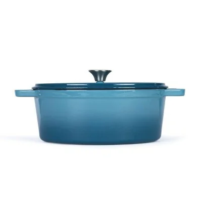 Cocotte Ovale 29cm 4.5l Livoo -Bleu