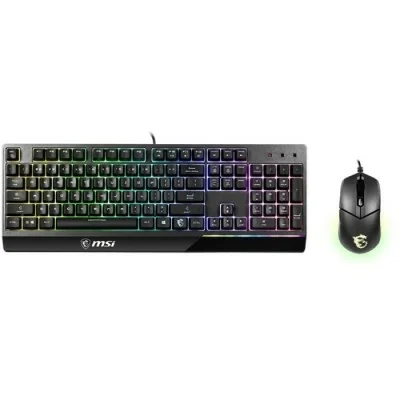 Ensemble Clavier & Souris Gamer Filaire MSI VIGOR GK30 - Noir