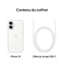 iPhone 16 128Go Blanc - APPLE