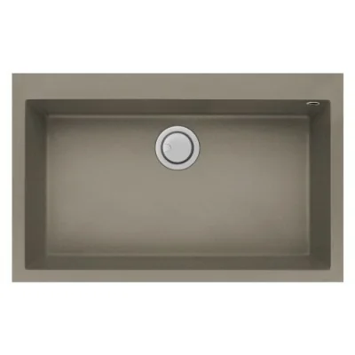 Evier Granitech 1 Bac 80 Cm Focus -Tortora