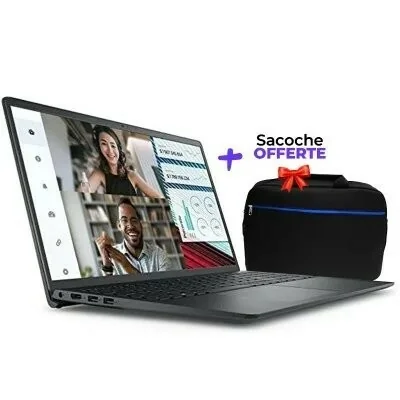 Pc Portable DELL Vostro 3520 I3 12È Gén 8Go 512Go SSD - Noir Avec Sacoche Offrete