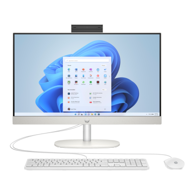 Pc de Bureau All In One HP 24-cr0020nk I5 13é Gén 16Go 512Go / Windows 11 - Blanc