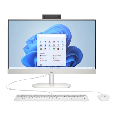Pc de Bureau All In One HP 24-cr0020nk I5 13é Gén 16Go 512Go / Windows 11 - Blanc