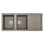 Évier Focus Graniteck 2 Bac 51Cm -Grège chez affariyet pas cher