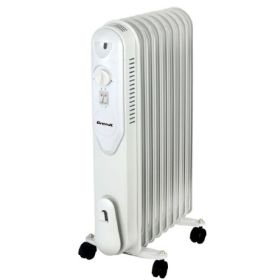 Radiateur Bain d'Huile BRANDT 11 Éléments 2500W -Blanc chez affariyet pas cher