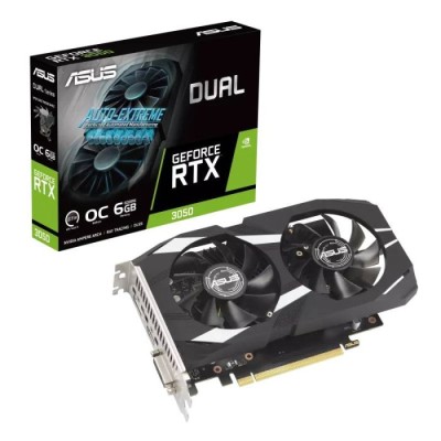 Carte Graphique Gamer ASUS Dual GeForce RTX 3050 OC Edition 6G