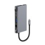 Hub USB HAVIT 4001 Type-C 7EN1 - Gris