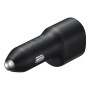 Chargeur de voiture Duo Samsung EP-C4020  port 25w + 15w