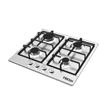 Plaque de Cuisson Encastrable FRESH 4 Feux 60cm -Inox Chez affariyet pas cher
