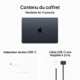 Apple MacBook Air M3 13" (2024) 16 Go 256 Go - Midnight