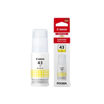 Bouteille d'encre Original Canon GI 43 Y - Jaune (GI-43Y)