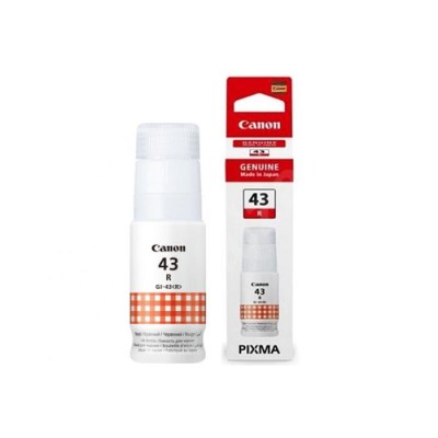 Bouteille d'encre Original Canon GI 43 R - Rouge (GI-43R)