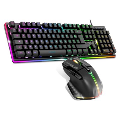 Ensemble Clavier et Souris Gamer Filaire SPIRIT OF GAMER ULTIMATE 600 - Noir