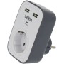 Prise BELKIN avec chargement USB partagé 2x 2.4a - Blanc