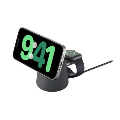 Station de chargement sans fil 2 en 1 avec MagSafe 15