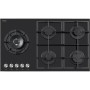 Plaque De Cuisson à Gaz Premium 5 Feux 90 cm -Noir chez affariyet pas cher