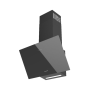Hotte Pyramidale PREMIUM DECO UNO 90 Cm -Noir