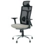 Chaise Directeur Enjoy Avec Accoudoirs - Grège
