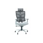 Chaise Directeur Bali Avec Accoudoirs Gris