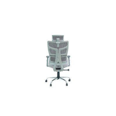 Chaise Directeur Bali Avec Accoudoirs Gris