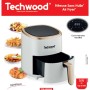 Friteuse Sans Huile TECHWOOD 3.5L -Blanc chez affariyet pas cher