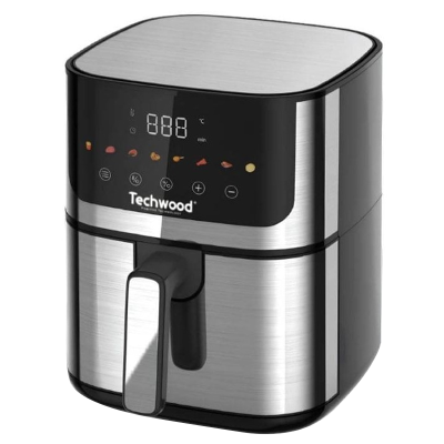 Friteuse Sans Huile TECHWOOD 1400W -Noir & Silver chez affariyet pas cher