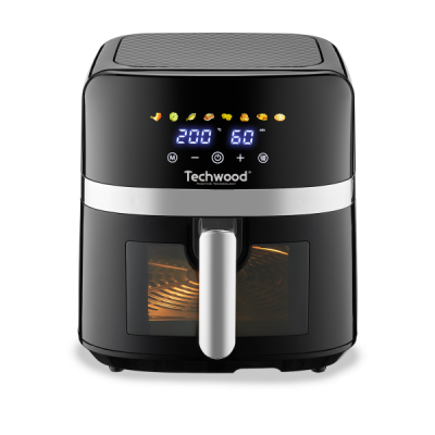 Friteuse digitale sans huile - Air fryer Techwood 8L -Noir  chez affariyet pas cher