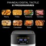 Friteuse digitale sans huile - Air fryer Techwood 8L -Noir