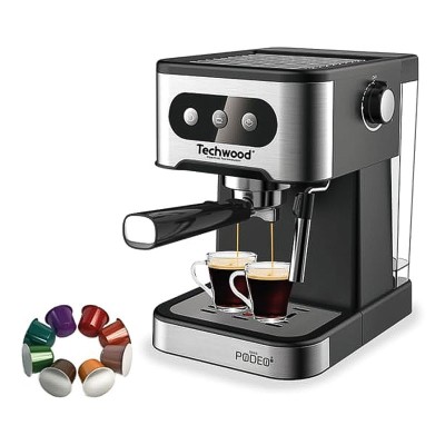 Machine Expresso TECHWOOD 1350W -Inox  chez affariyet pas cher