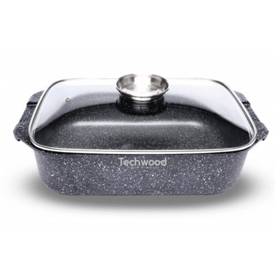 Rôtissoire TECHWOOD 34Cm -Gris Chez affariyet pas cher