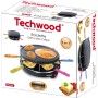 Raclette Grill & Mini-Crêpe Techwood 800W - Noir