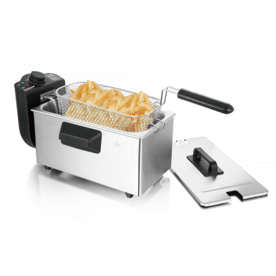 Friteuse 2000W TECHWOOD -Inox Chez affariyet pas cher