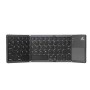 Clavier Sans Fil JEQANG Pliable avec souris - Noir