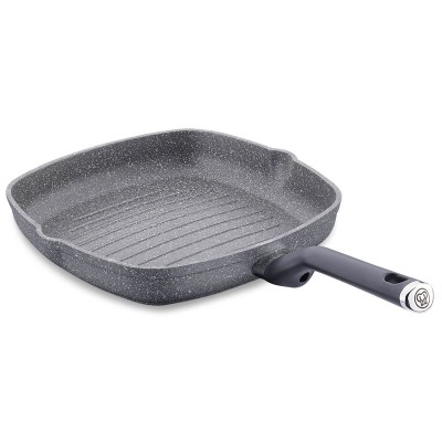 Poêle Grill Carré Korkmaz Palma 28Cm -Gris chez affariyet pas cher