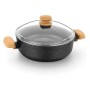 Sauteuse Korkmaz Montana Granite 24Cm -Noir chez affariyet pas cher