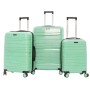 Set De 3 Valises TITOU Incassable Polypropylene - Vert Brillant