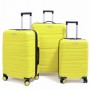 Set De 3 Valises TITOU Incassable Polypropylene - Jaune Brillant
