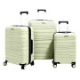 Set De 3 Valises TITOU Incassable Polypropylene - Blanc Sale Brillant
