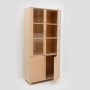 Élément PVC 185x90x45 - 2 Portes vitre