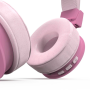 Casque Bluetooth HAMA Freedom Lit II supra-aural pliable avec micro - Rose