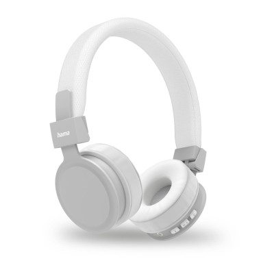 Casque Bluetooth HAMA Freedom Lit II supra-aural pliable avec micro - Blanc