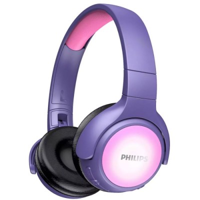 Casque Sans fil Bluetooth PHILIPS Kids - Violet & Rose