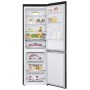 Réfrigérateur Combiné LG 341Litres NoFrost -Noir Mat