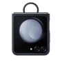 Coque en silicone avec anneau pour Galaxy Z Flip5 - INDIGO